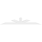 Ekena Millwork Saratoga Architectural Grade PVC Gable Bracket, 84"W x 14"H x 4"D x 4"F, 4/12 Pitch GBP084X14X0404SAR00 - alternate 5